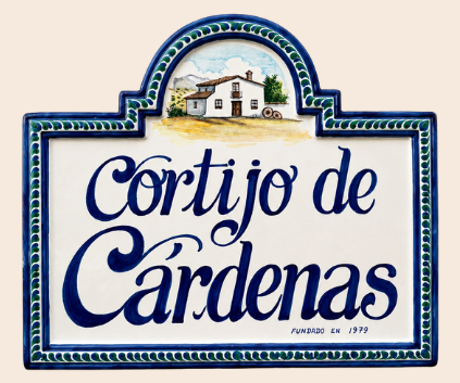 Placa original del Cortijo de Cárdenas